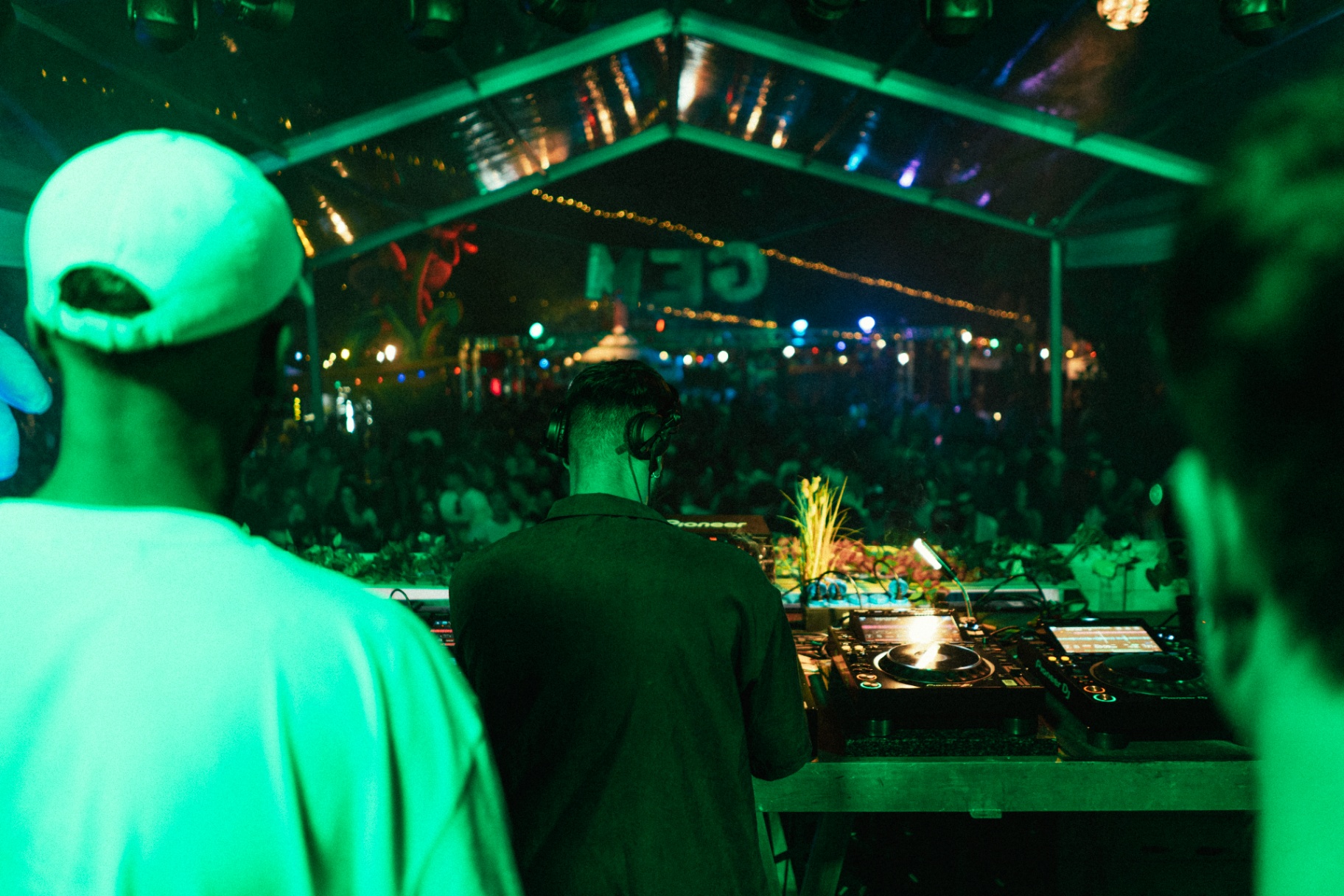 Crowd and DJ set at Gemfest In The Garden — photo 7